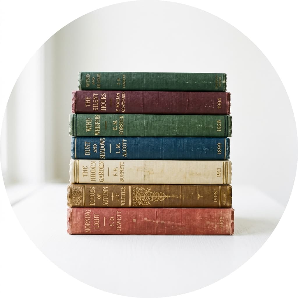 Stack of Vintage Books